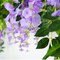5PCS Purple Wisteria Garland – Artificial Flower Vines for Wedding Arch, Hanging Floral Decoration